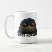 おはよう神秘的なビールづくり コーヒーマグカップ (左)