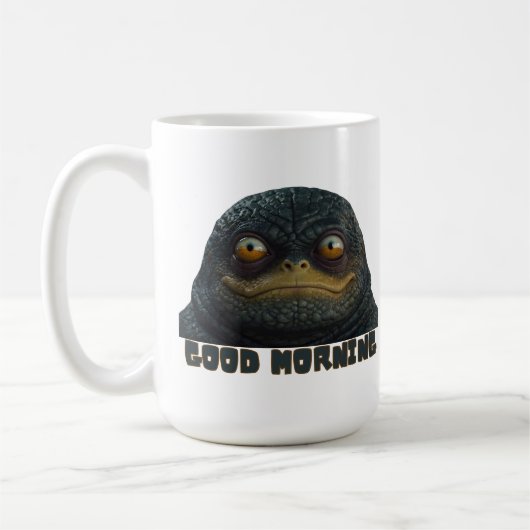 おはよう神秘的なビールづくり コーヒーマグカップ (左)