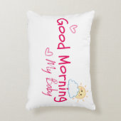 おはよう私のベビーデザイン アクセントクッション (正面(垂直))