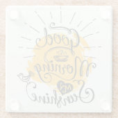 おはよう私の日光 ガラスコースター (裏面)