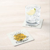 おはよう私の日光 スクエアペーパーコースター (インサイチュ)