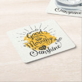 おはよう私の日光 スクエアペーパーコースター (アングル)