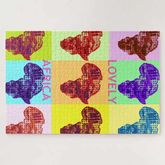 おはよう素敵なアフリカ素敵な一日を ジグソーパズル (横)