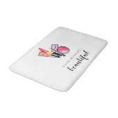 おはよう美しい化粧水彩の口紅 バスマット (アングル)