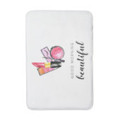 おはよう美しい化粧水彩の口紅 バスマット (正面縦)