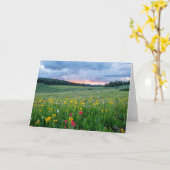 おはよう草地 カード (黄色い花)
