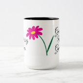 おはよう豪華なoz 15マグに2ある調子を与えました ツートーンマグカップ (中央)