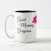 おはよう豪華なoz 15マグに2ある調子を与えました ツートーンマグカップ (左)