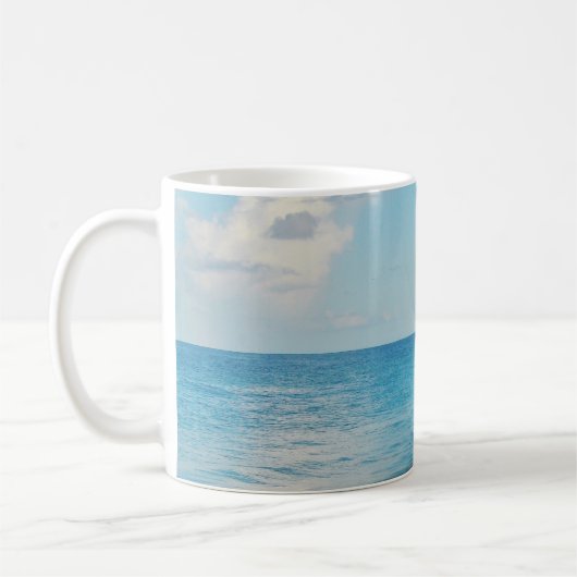 「おはよう、これは神だ」 コーヒーマグカップ (左)
