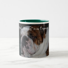 "おはよう"は撞着語法です! ツートーンマグカップ