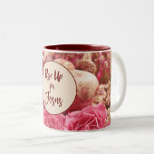 おはよう;イエス引用文のために立ち上がれ ツートーンマグカップ (正面右)