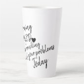 おはよう カフェラテマグ (正面)