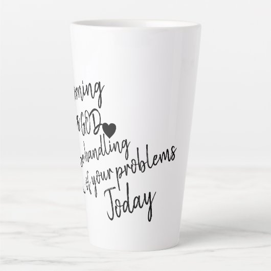 おはよう カフェラテマグ (正面)