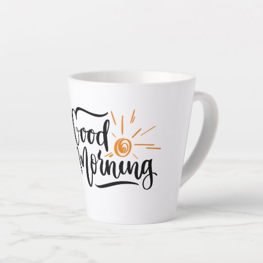 おはよう カフェラテマグ (右アングル)