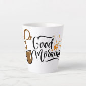 おはよう カフェラテマグ (正面)