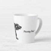 おはよう! カフェラテマグ (右アングル)