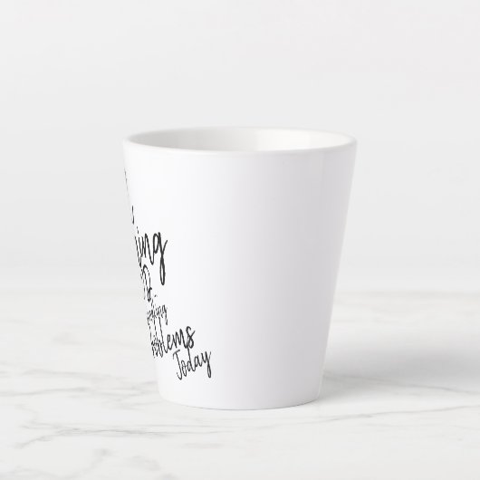 おはよう カフェラテマグ (正面)