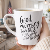 おはよう カフェラテマグ