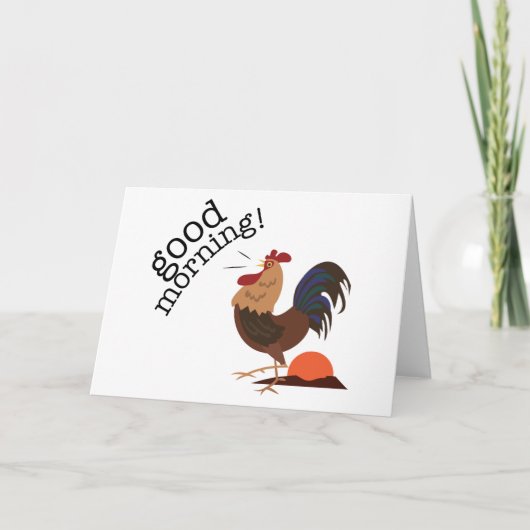 おはよう カード (正面)