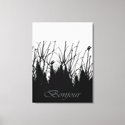 おはよう キャンバスプリント (正面)