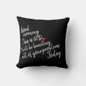 おはよう クッション (正面)