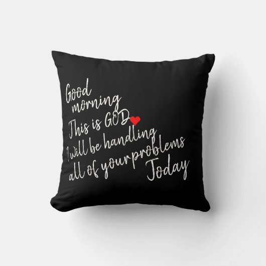 おはよう クッション (正面)