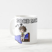 おはよう! コーヒーマグカップ (正面左)