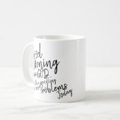 おはよう コーヒーマグカップ (正面左)