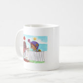 おはよう コーヒーマグカップ (正面左)