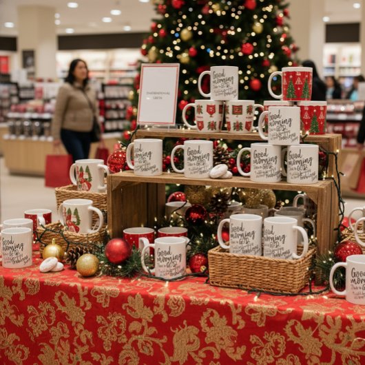 おはよう コーヒーマグカップ