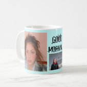 おはよう コーヒーマグカップ (正面左)