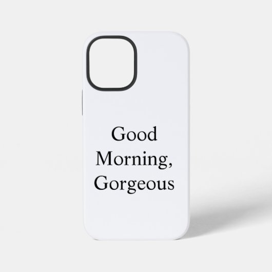 おはよう、ゴージャス iPhoneケース (裏面)