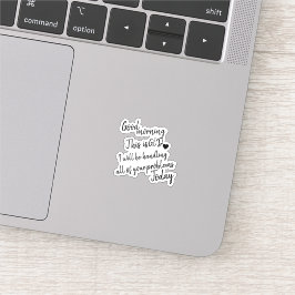 おはよう シール