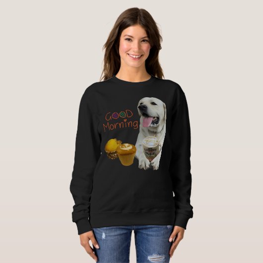 おはよう スウェットシャツ (正面フル)