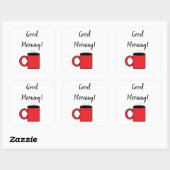 おはよう スクエアシール (シート)