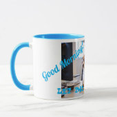 おはよう! ストレスが…始まるようにして下さい マグカップ (左)