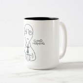 おはよう ツートーンマグカップ (正面右)