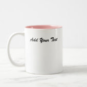 おはよう… ; ) ツートーンマグカップ (左)