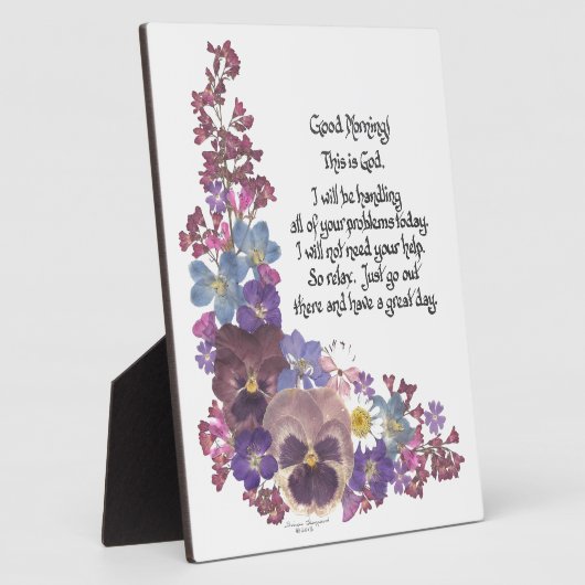 おはよう！ フォトプラーク (側面)