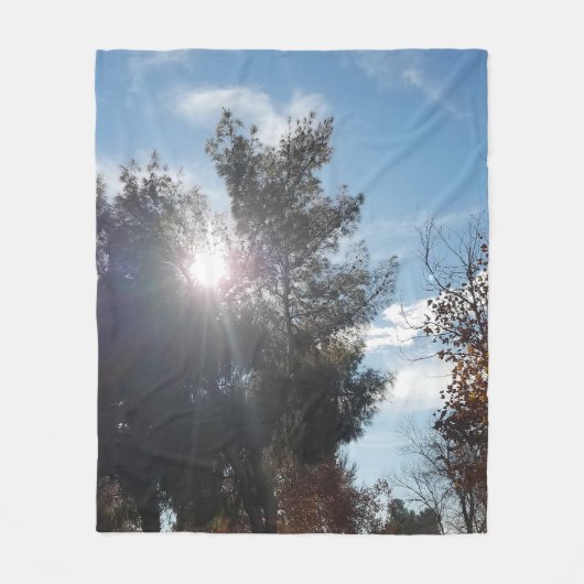 おはよう フリースブランケット (正面)