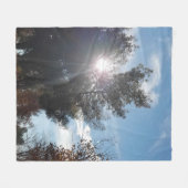 おはよう フリースブランケット (正面(横))