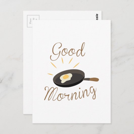 おはよう ポストカード (正面/裏面)