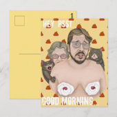 おはよう ポストカード (正面/裏面)