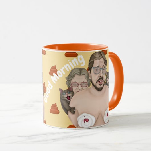 おはよう マグカップ (正面右)