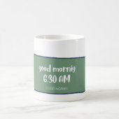 おはよう!今日は何の用だ?😊 コーヒーマグカップ (中央)