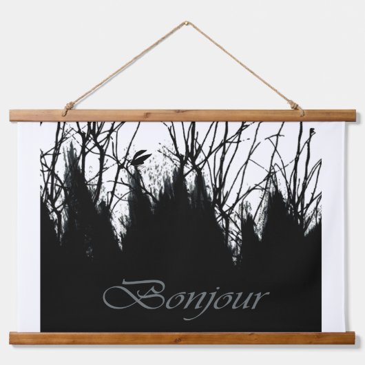 おはよう 吊り下げ型タペストリー (正面)