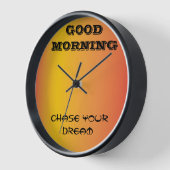 おはよう 壁時計 (傾斜)