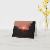 おはよう、日の出 – パーソナライズ！ カード (黄色い花)