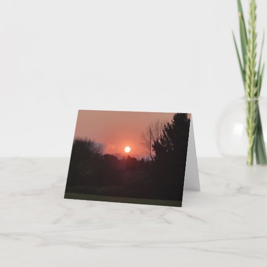 おはよう、日の出 – パーソナライズ！ カード (正面)