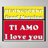 おはよう – 私はあなたを愛している ポスター (正面)